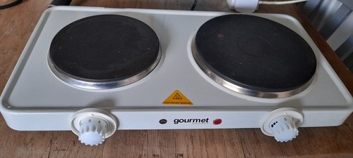Portable double electric hob - portable,