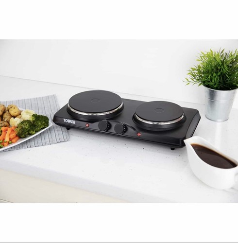 Tower double hot plate - double, 2500w