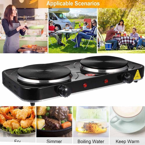Portable double electric hot - electric,