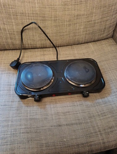 Portable electric hob double - portable,