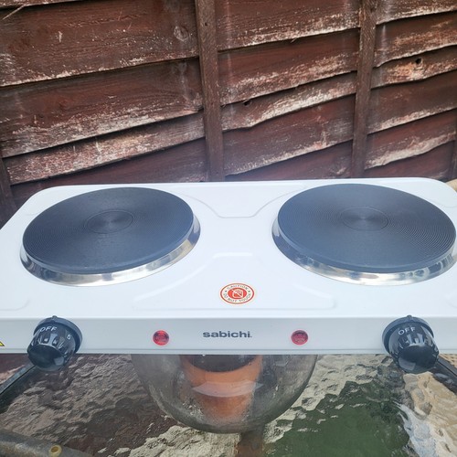 Portable electric hob - portable, double